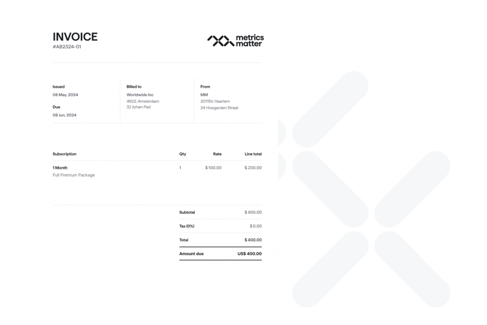 Automatic Invoice Creation